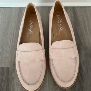 Baby Pink Loafers NWOB